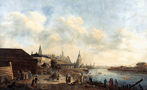 Москва конца XVIII в. (рис. Де-ла-Барта).