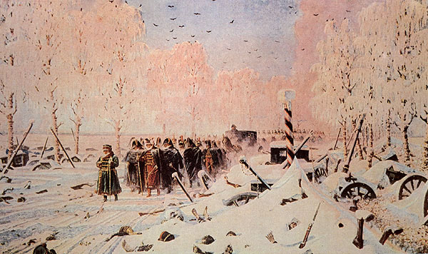 В.В. Верещагин. На большой дороге - отступление, бегство...