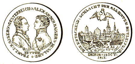 Медаль на битву при Лейпциге