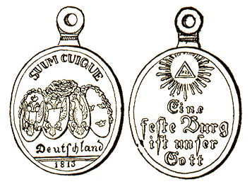 Наградная медаль 1813 г.