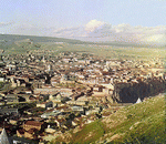 Вид на Тифлис с площадки церкви Св. Давида