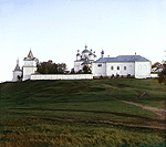 Боковой вид Ферапонтовского монастыря с севера. У Можайска. Бородино