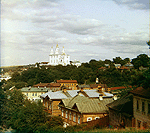 Кафедральный Успенский собор с Казанской горы. Смоленск