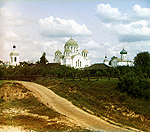 Спасо-Евфросиньевский женск. монастырь в 3-х в. от г. Полоцкa. Вид с юга