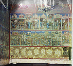 Одна из фресок в церкви Иоанна Златоуста (левая стена). Ярославль