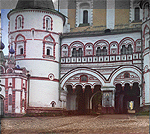 Деталь входa в Борисоглебский монастырь. Борисоглебск