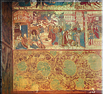 Фреска в зимней церкви Федоровской Божьей Матери. Ярославль