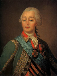 А. В. Суворов. Копия неизв. худ. с оригинала Дж. Аткинсона. ГИМ.