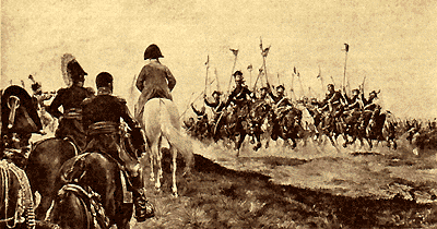 Кавалерия наполеоновской армии после атаки при Ганау (Шартье).