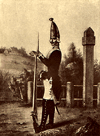Гренадерский унтер-офицер. (1797 - 1806 гг.).