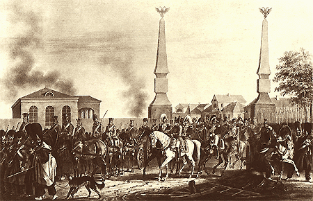 «Наполеон у Калужских ворот» (Фабер дю-Фор).