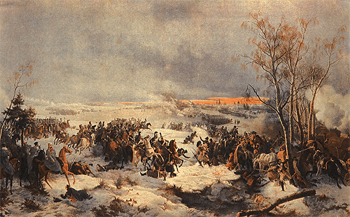 Сражение под Красным 6 ноября 1812 г. (Гессе).