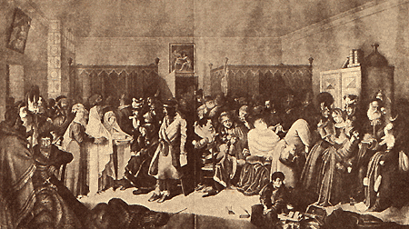 Наполеон в Вильне (Музей П. И. Щукина).