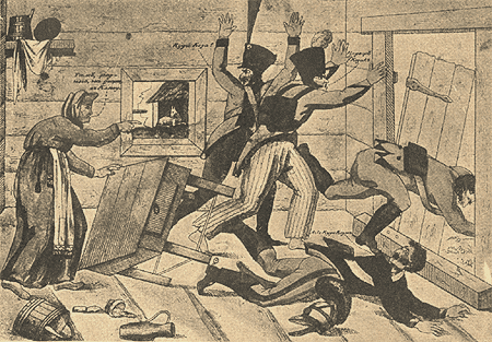 Французы, испугавшиеся козы. (Подражание Теребеневу. «Сын Отечества», 1812, №9).
