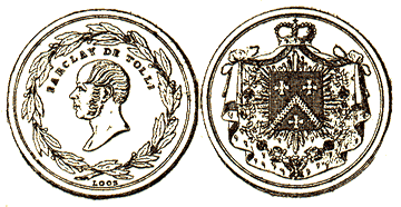 Жетон в честь князя Барклая де-Толли