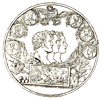 Медаль в память Лейпцигской битвы