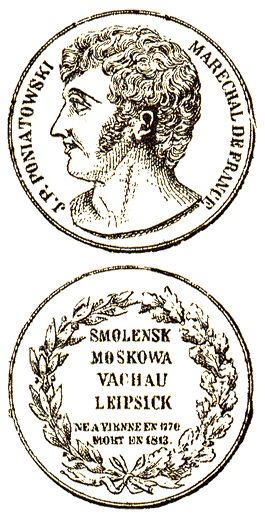 Медаль в память кн. И. Понятовского