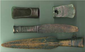 Bronze wares ( XVII - XV c B. C.)
