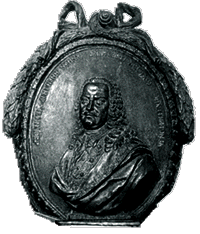 A.N. Demidov. Iron bas-relief
