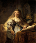 Rembrandt van Rijn (1606-1669). Minerva in Her Study. 1635. Oil on canvas. 138 x 116.5 cm