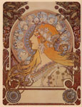 А. Муха. Календарь ''Зодиак''. 1897