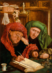 Картина «Сборщики податей» Маринуса ван Роймерсвале после реставрации