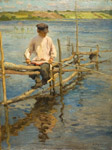 А.В. Моравов. Мальчик-рыболов. 1905.