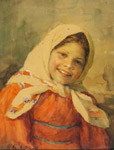 Ф.В. Сычков. Русская девушка. 1906.