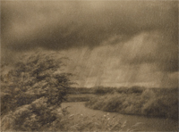Н.П. Андреев. Летний дождь. 1920-е. ©Государственная Третьяковская галерея, Москва