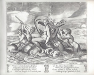 Гравюра с медной пластины. Из серии ''Амур и Психея''. 1530-1560