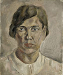 Е. Елисеева. Автопортрет. 1933
