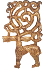 Фигура оленя. Золото, серебро, дерево. Фонды УФИЦ РАН