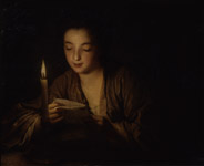 Сантер Ж. Девушка со свечой. Франция. Около 1700