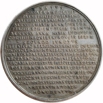 Зельтер И. Медаль. На кончину Иоганна Вильгельма II. 1716. Оборотная сторона
