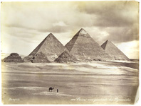 Феликс Бонфис. Пирамиды в Гизе. Египет, 1870-1890-е