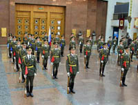 Выступления роты Почетного караула в Музее Великой Отечественной войны 