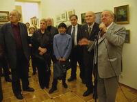 Открытие выставки произведений сотрудников Российской академии художеств