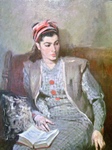 В. М. Орешников. Портрет жены. 1945