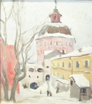 В. М. Орешников. Зима в Загорске. 1944