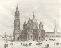 Проект Исакиевского собора. Архитектор Антонио Ринальди. 1768