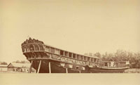 Галера ''Тверь'' в Адмиралтейской слободе. Фото 1880-е гг. 