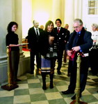 Открытии выставки Эмилио Греко. 21 февраля 2006 года, Эрмитаж