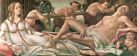 Сандро Боттичелли. Венера и Марс. 1482-1483. Лондонская Национальная галерея