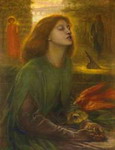 Данте Габриэль Россетти. ''Beata Beatrix''. 1864-1870. Галерея Тейт