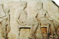 Фидий и ученики. Фрагмент фриза Парфенона. Британский музей