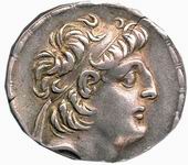Сирия. Серебряная тетрадрахма Антиоха VIII (121-96 гг. до н.э.)