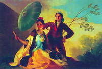 Франсиско Гойя. Зонтик, 1777. Прадо