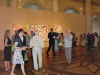 На открытии выставки Виллема де Кунинга. Эрмитаж, 4 июля 2006 года