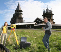 Лазерное сканирование Преображенской церкви