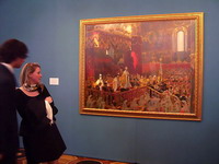 Открытие выставки Лаурица Туксена в Эрмитаже 27 сентября 2006 года